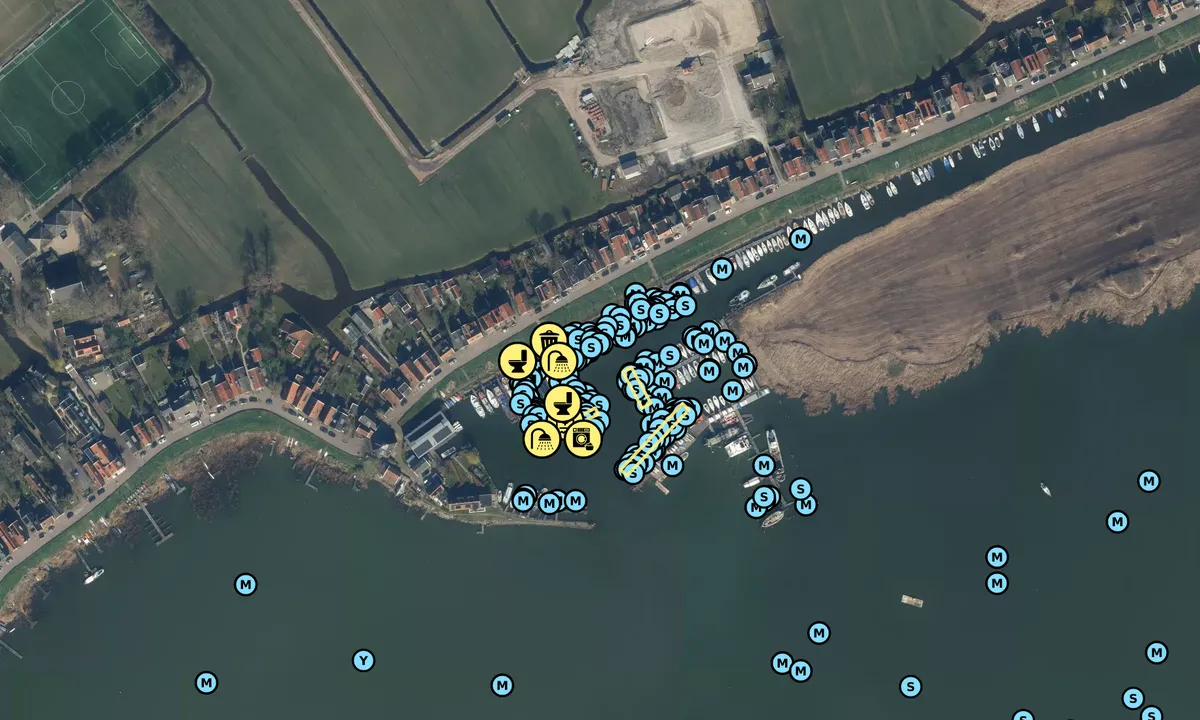 Satelite image of Zeilvereniging Het Y, Durgerdam