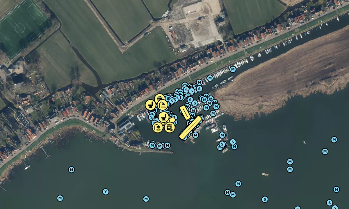 Satelite image of Zeilvereniging Het Y, Durgerdam