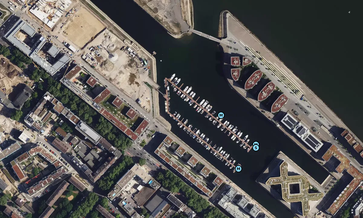 Satelite image of Zollhafen Mainz