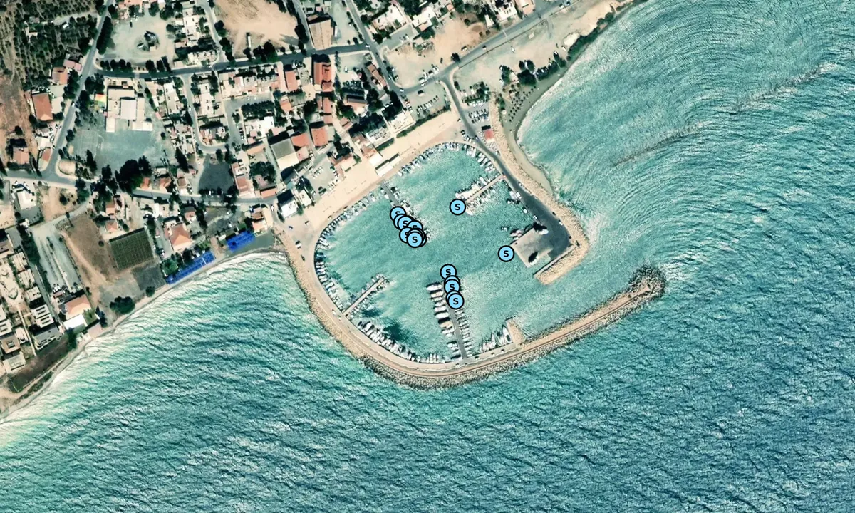 Satelite image of Zygi Marina